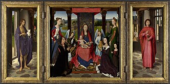 Hans Memling - Donne Triptych - Lontoon kansallisgalleria.jpg