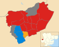 Harlow UK local election 1992 map.svg