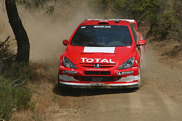 Rovanperä at the 2004 Cyprus Rally.