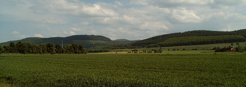 De Harz, een middelgebergte in het midden van Duitsland.
