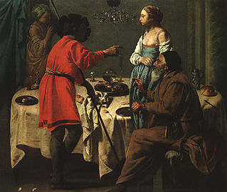 Ο Ιακώβ μέμφεται τον Λάβαν (1627), Εθνική Πινακοθήκη Λονδίνου