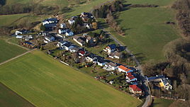 Hennef-Berg, aerial photo (2015)