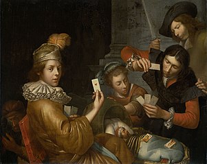 The card game on the cradle: allegory