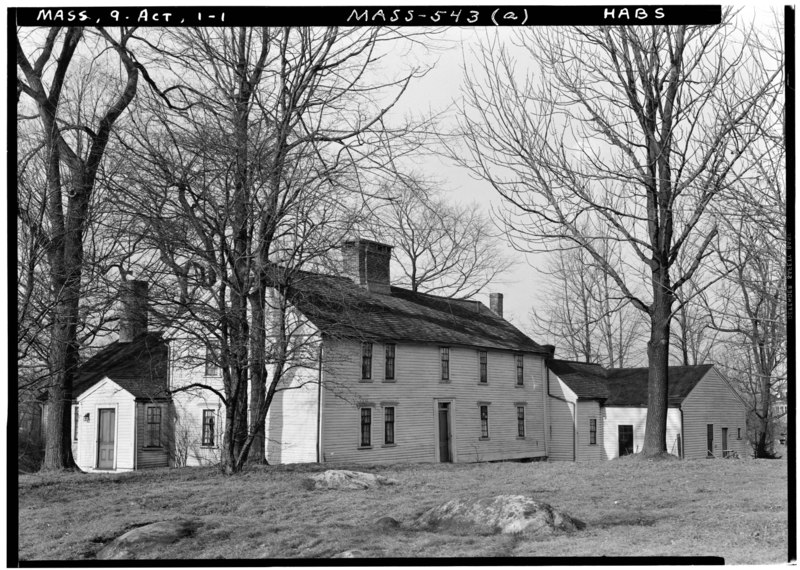 File:Historic American Buildings Survey Frank O. Branzetti, Photographer April 3, 1941 (a) EXT.- FRONT and SIDE, LOOKING NORTHEAST - Faulkner House, High Street, Acton, Middlesex County HABS MASS,9-ACT,1-1.tif