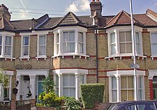 Typical Victorian terrace found on Corbett estate