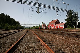 Havainnollinen kuva artikkelista Hjuksebø station