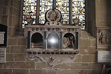 Memorial effigy of Sion Trefor (d. 1589) Holl Seintiau - All Saints' Church, Gresffordd (Gresford) zz 13.jpg