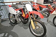 A 1997 Honda CR250R in the Honda Collection Hall Honda 1997 CR250R in the Honda Collection Hall.JPG