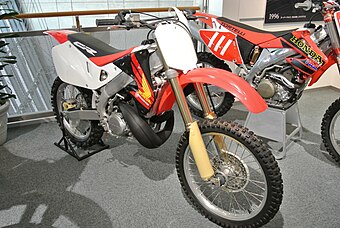 Honda 1997 CR250R in the Honda Collection Hall.JPG