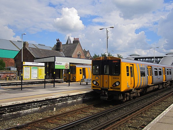 Hooton railway station