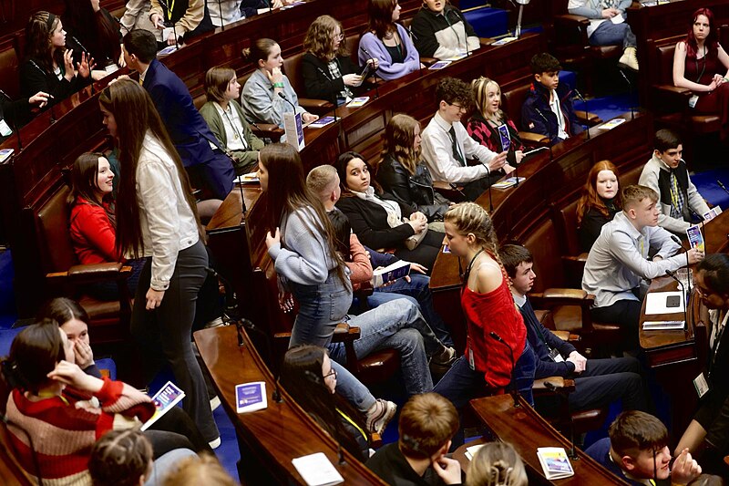 File:Houses of the Oireachtas, Ireland's Youth Parliament - Dáil na nÓg - Ireland's Youth Parliament (53615047818).jpg