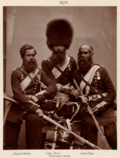 Thumbnail for File:Hughes &amp; Mullins after Cundall &amp; Howlett - Heroes of the Crimean War - Joseph Numa, John Potter, and James Deal of the Coldstream Guards.png