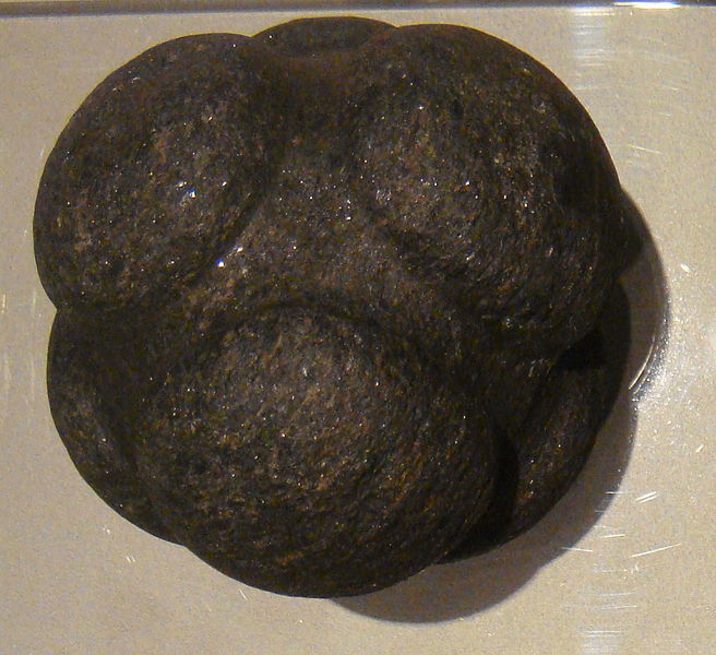 File:Human Prehistory in the Kelvingrove carved stone ball Alford.JPG