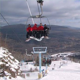 Hunter Mountain chairlift