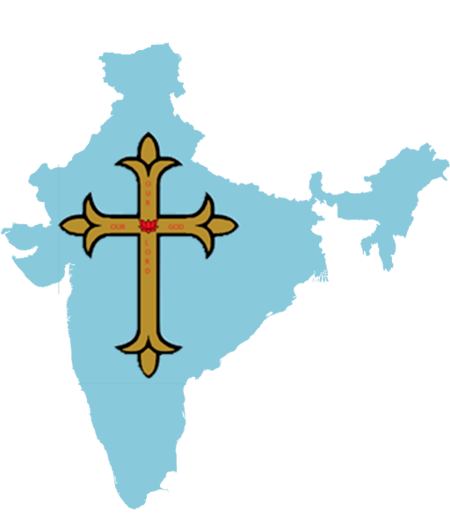 India with Gold Cross