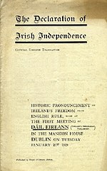 Vignette pour Déclaration d'indépendance de l'Irlande