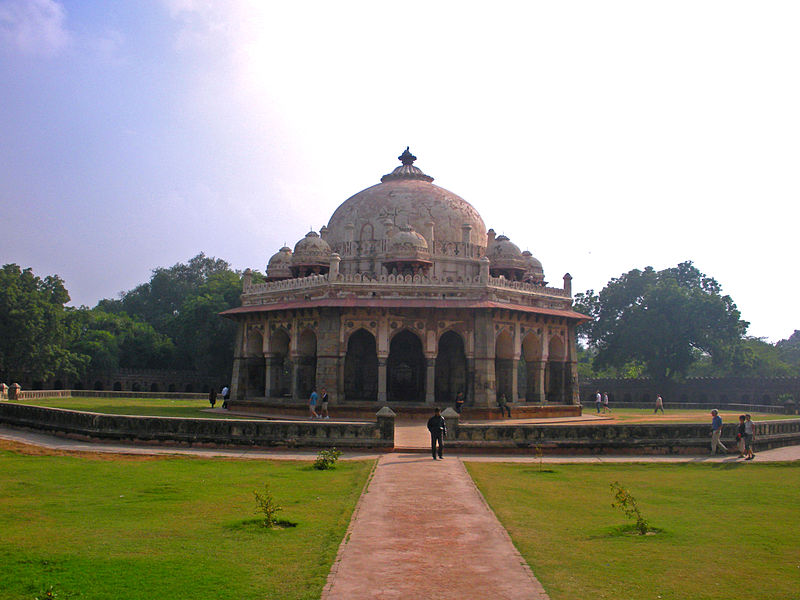 File:Isa Khan's Tomb, Delhi, India 1.jpg