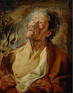 Jacob Jordaens - Abraham Grapheus as Job