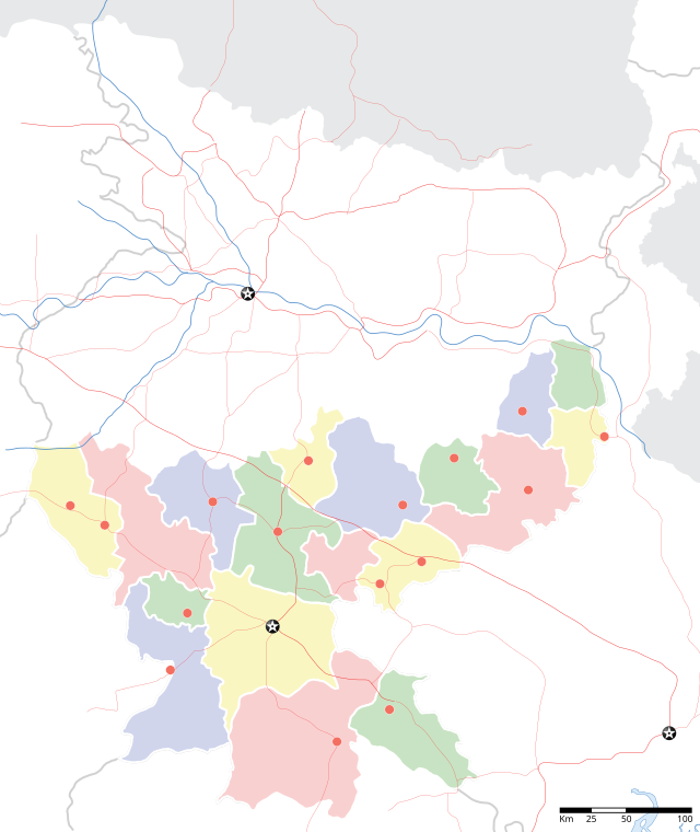 Map of Jharkhand