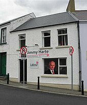 Constituency office of former Labour senator, Jimmy Harte, in Letterkenny, County Donegal Jimmy Harte Constituency Office, Letterkenny - geograph.org.uk - 2505010 (cropped).jpg