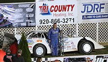 Jimmy Mars in 2016 Jimmy Mars 2016 Corn Belt Late Model winner Oshkosh.jpg