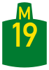 Metropolitan rute M19 perisai