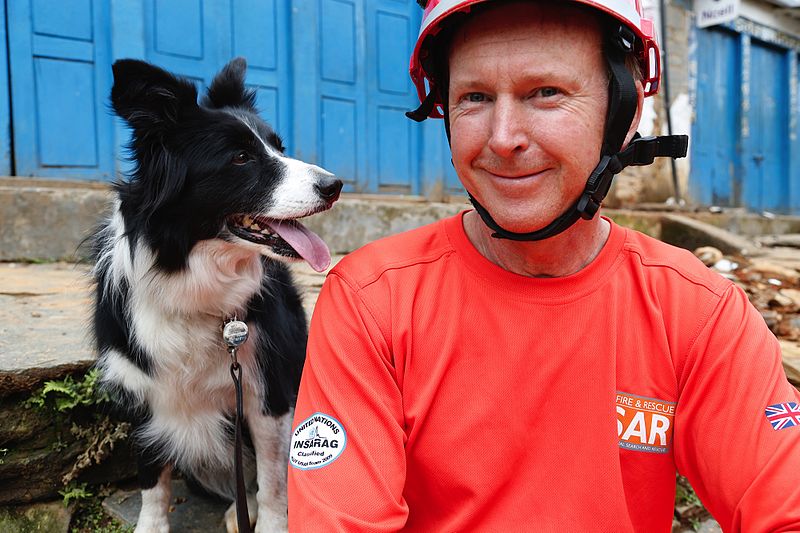 File:John Ball and Darcy, his search and rescue dog (17287716066).jpg