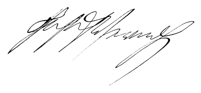 signature de Josef Werndl