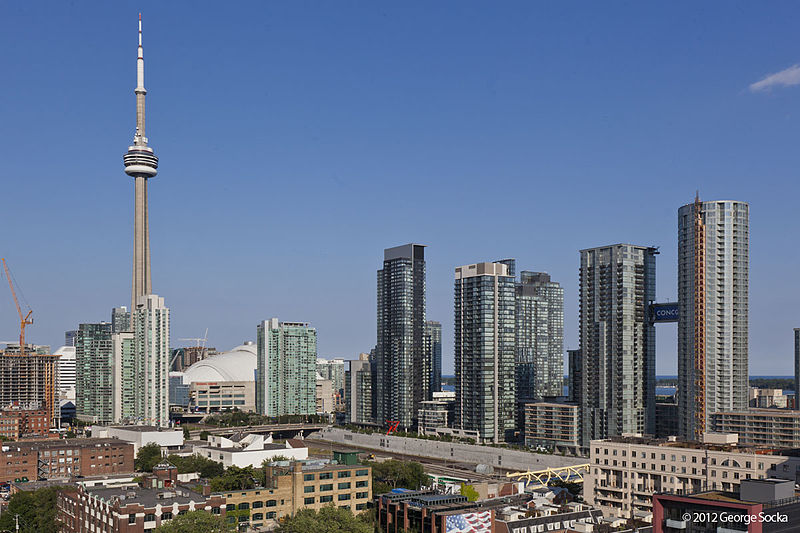 File:July 2012 Toronto Downtown Skyline from Thompson Hotel Rooftop (7547617322).jpg