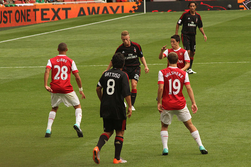 File:Kieran Gibbs, Gennaro Gattuso, Ignazio Abate, Jack Wilshere & Samir Nasri (4866989135).jpg