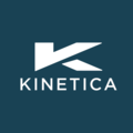 Kinetica logo white blue background.png