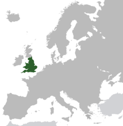 Normanların Galler'i işgali sonrası İngiltere Krallığı toprakları (1067–1283)