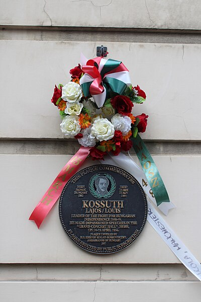 File:Kossuth plaque, Lord Nelson Street.jpg