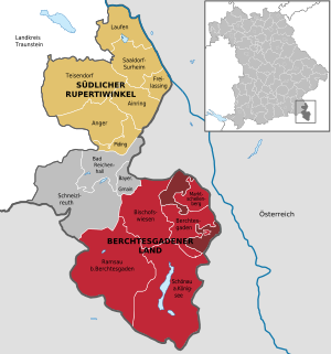 Landkreis Berchtesgadener Land: Geographie, Bevölkerung, Geschichte