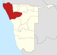 Karte Kunene in Namibia