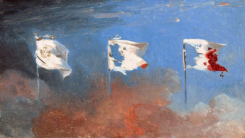 File:Léon Cogniet. Scene of July 1830 (‘Scène de Juillet 1830’ - 'Les drapeaux'), 1830.jpg