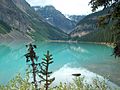 Deutsch: Der Lake Louise im Banff-National-Park, Alberta, Canada.