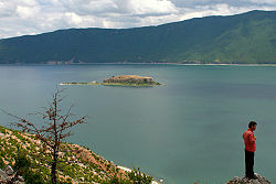 Lago Prespa in Albania
