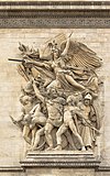 Le Départ des Volontaires (La Marseillaise) par Kasar, Arc de Triomphe Etoile Paris.jpg