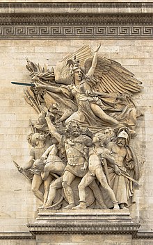 Le Départ des Volontaires (La Marsigliese) par Rude, Arc de Triomphe Etoile Paris.jpg