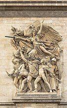 Le Départ des Volontaires (La Marseillaise) par Rude, Arc de Triomphe Etoile Paris.jpg