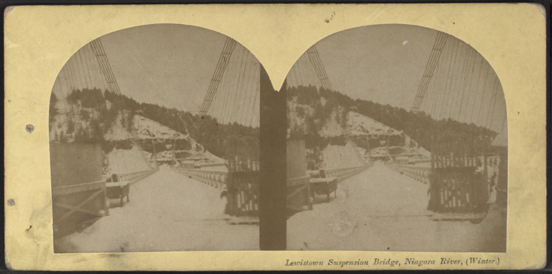 File:Lewistown Suspension Bridge, Niagara River, (Winter.), from Robert N. Dennis collection of stereoscopic views.png