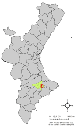 Localització de Benimassot respecte el País Valencià.png