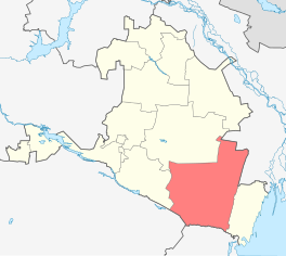 Die ligging van Tsjernozemelski-rajon in Kalmikië