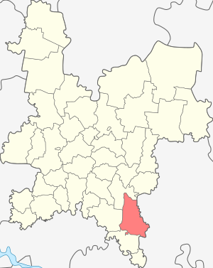 Distrito de Kilmezsky no mapa