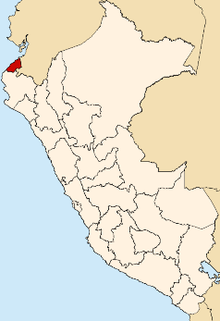Departemen Tumbes di Peru