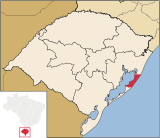 Locator map of Mostardas in Rio Grande do Sul.svg