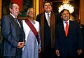 Marco Vinicio Cerezo Arévalo, Muhammad Yunus, Alan García, Alejandro Toledo