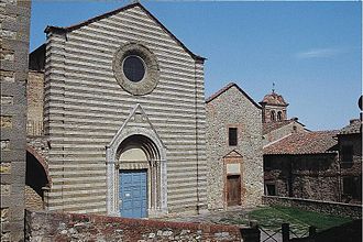 Facade of church Lucignano san francesco.JPG