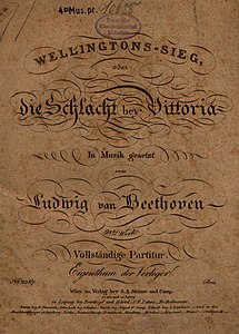 Ludwig van Beethoven - Wellingtons Sieg - Titelseite (1816).jpg